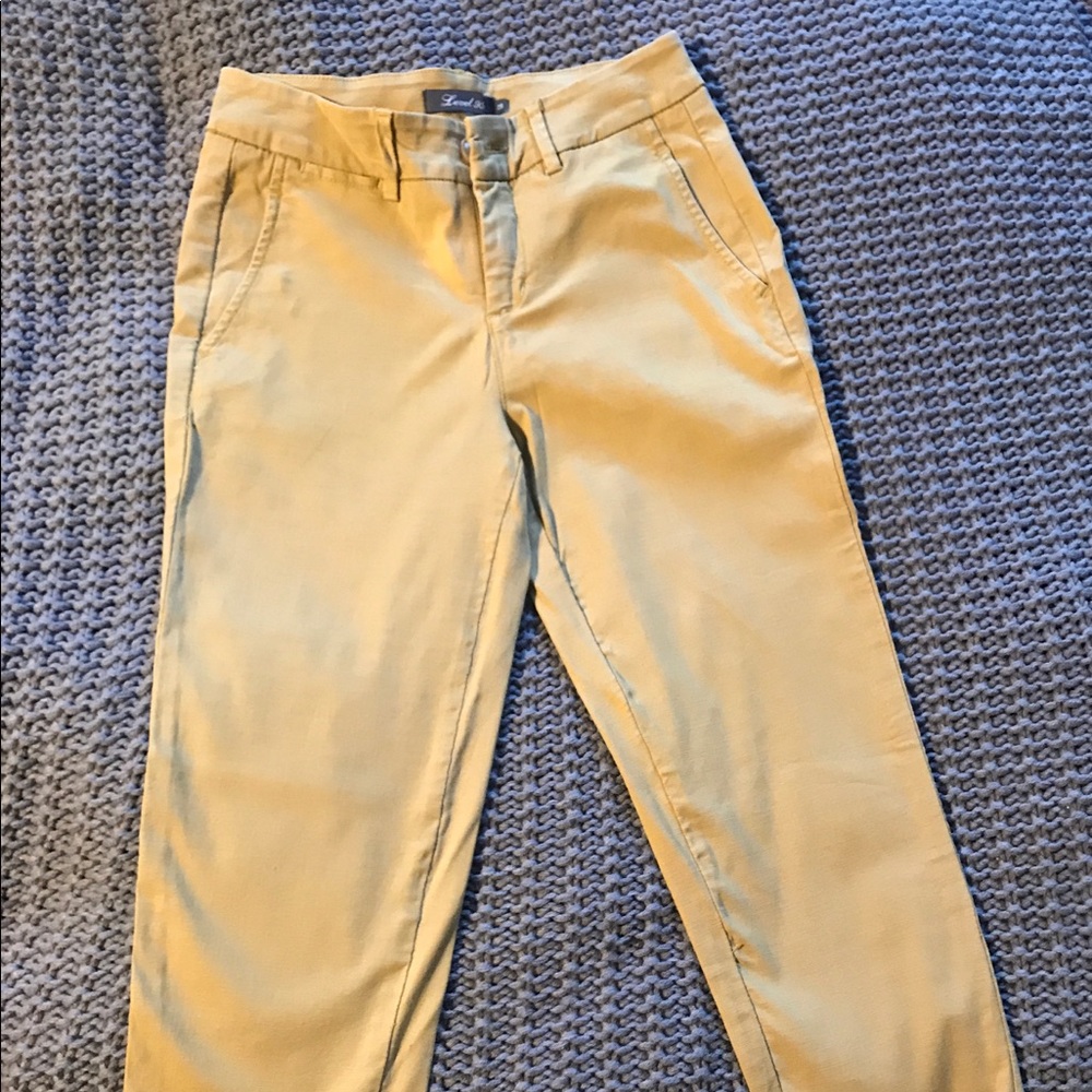 Level 99 Mustard pants. ANTROPOLOGY...